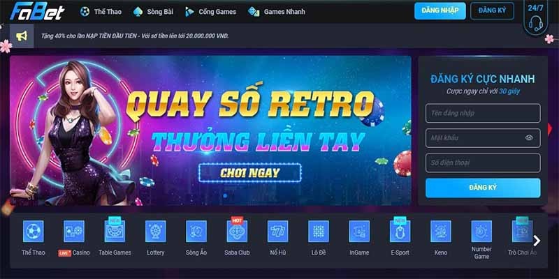 Kiểm tra và xác nhận đăng ký FABET nếu dữ liệu đã cung cấp chính xác